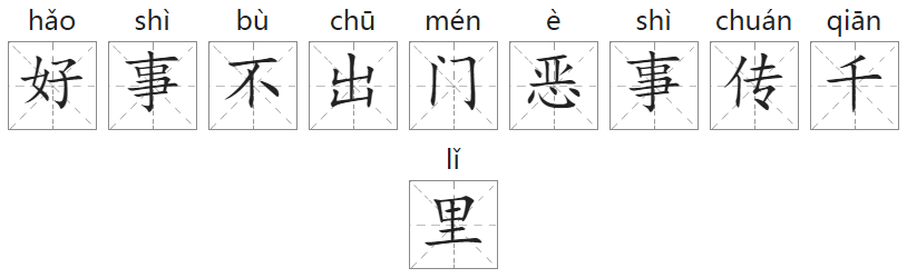 「成语故事」好事不出门,恶事传千里插图 「成语故事」好事不出门,恶事传千里