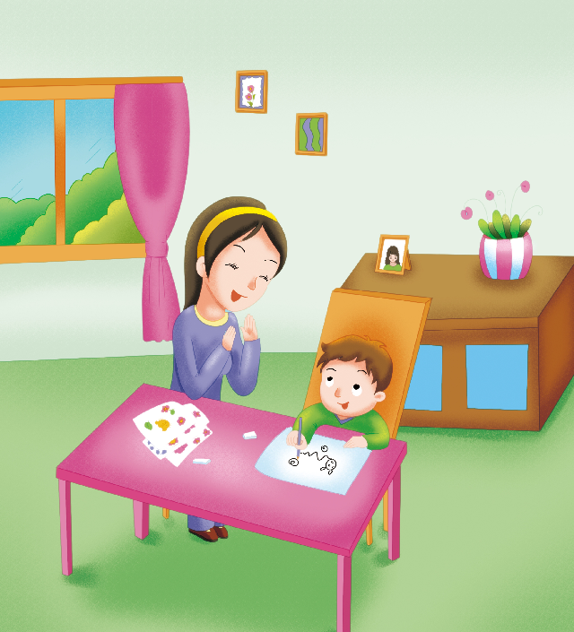 1-2岁亲子早教游戏(第13个月):艺术——小画家插图1 1-2岁亲子早教游戏(第13个月):艺术——小画家