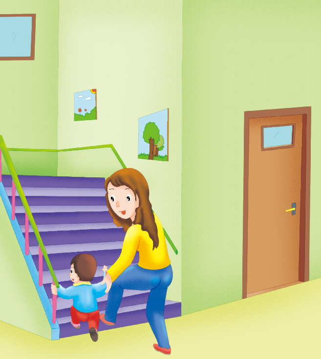 1-2岁亲子早教游戏(第15个月):运动——爬楼梯插图1 1-2岁亲子早教游戏(第15个月):运动——爬楼梯
