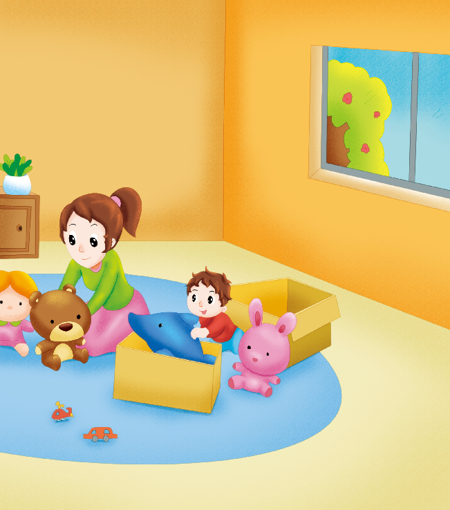 1-2岁亲子早教游戏（第17个月）：生活——送玩具回家