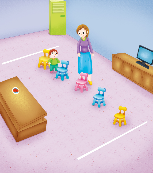 1-2岁亲子早教游戏（第18个月）：游戏——穿越椅子