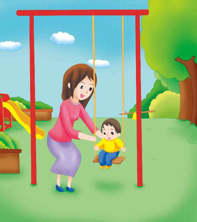 1-2岁亲子早教游戏(第18个月):游戏——荡秋千插图1 1-2岁亲子早教游戏(第18个月):游戏——荡秋千