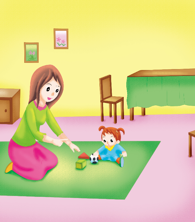 1-2岁亲子早教游戏（第18个月）：认知——分辨形状