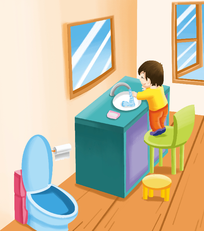 1-2岁亲子早教游戏（第20个月）：生活——勤洗手