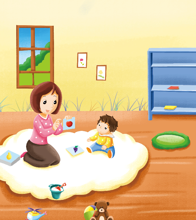 1-2岁亲子早教游戏（第20个月）：认知——水果画册