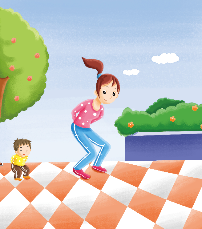 1-2岁亲子早教游戏（第21个月）：运动——并腿跳跳跳