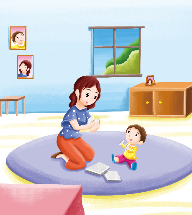 1-2岁亲子早教游戏（第21个月）：运动——掰泡沫板