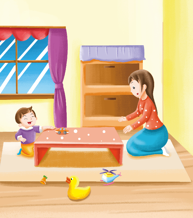 1-2岁亲子早教游戏（第21个月）：运动——推小车