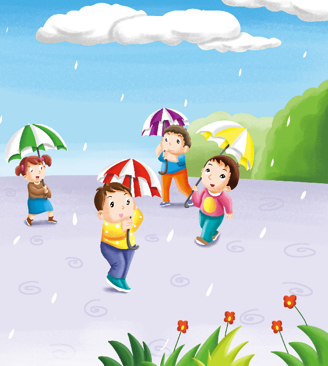 1-2岁亲子早教游戏（第22个月）：童谣——下雨啦！