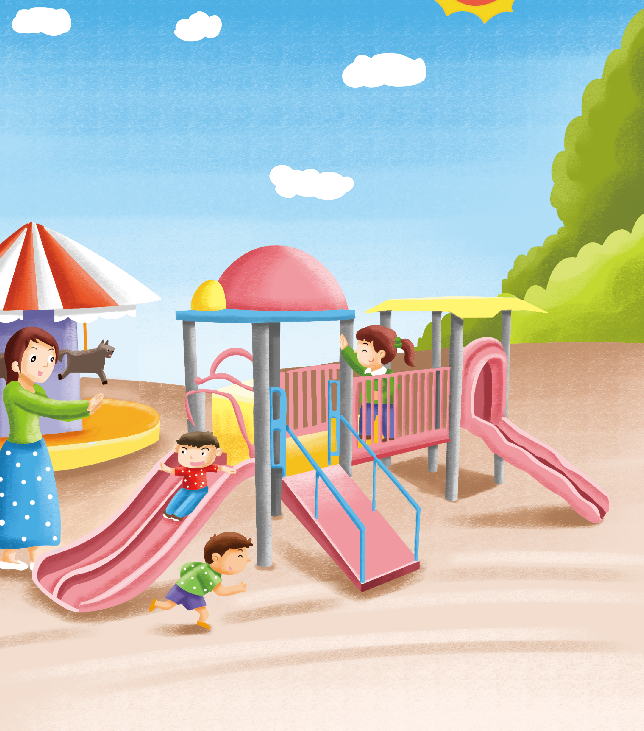 1-2岁亲子早教游戏（第24个月）：游戏——滑滑梯