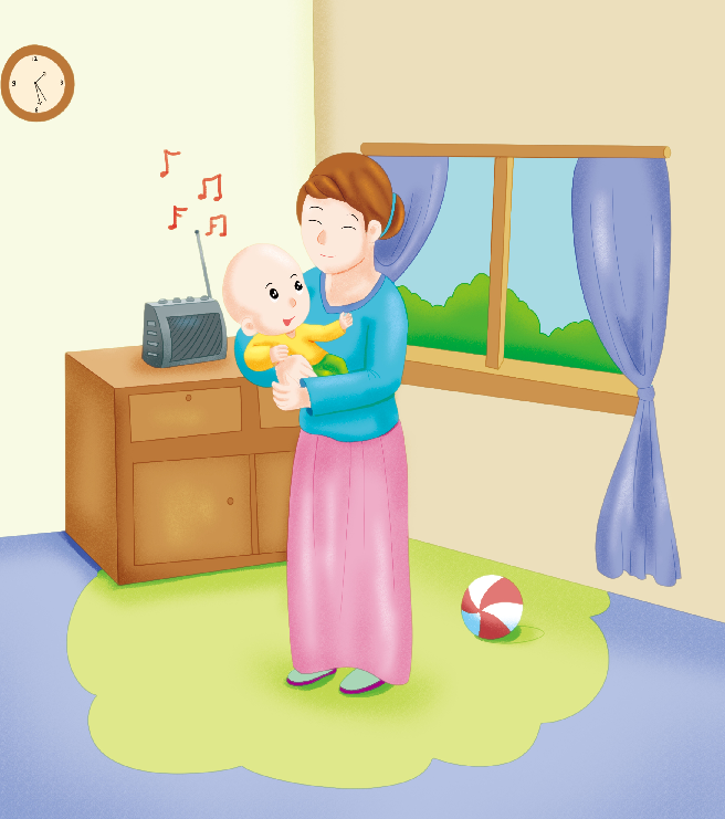 0-1岁亲子早教游戏（第2个月）：情感——妈妈的怀抱