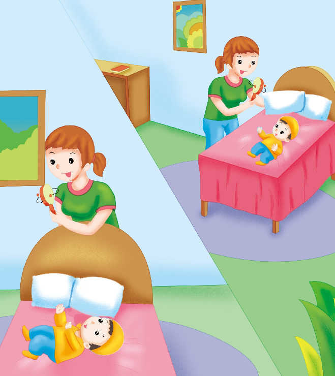 0-1岁亲子早教游戏（第3个月）：听觉——寻找声源