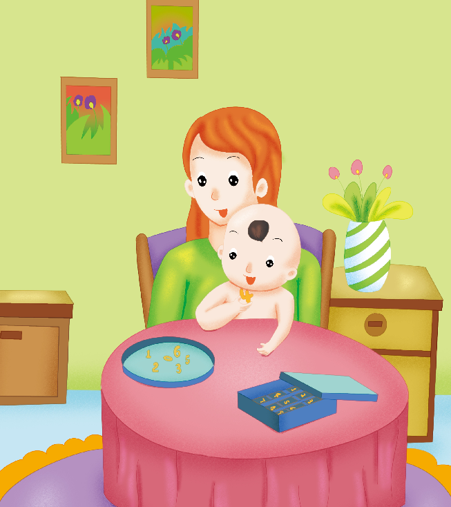 0-1岁亲子早教游戏（第7个月）：运动——捡饼干