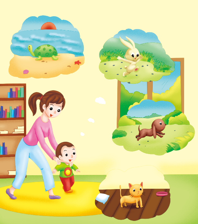 0-1岁亲子早教游戏（第12个月）：语言——走路