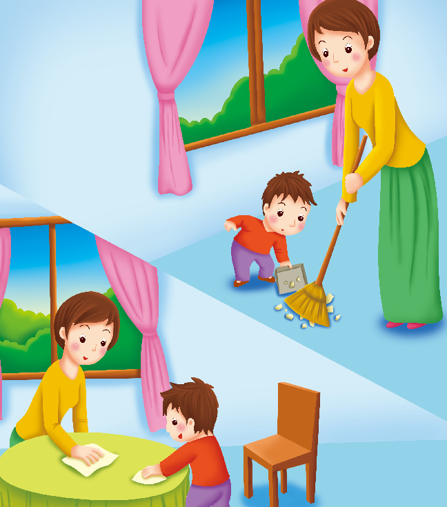 2-3岁亲子早教游戏（第25~27个月）：运动——动动手，好干净