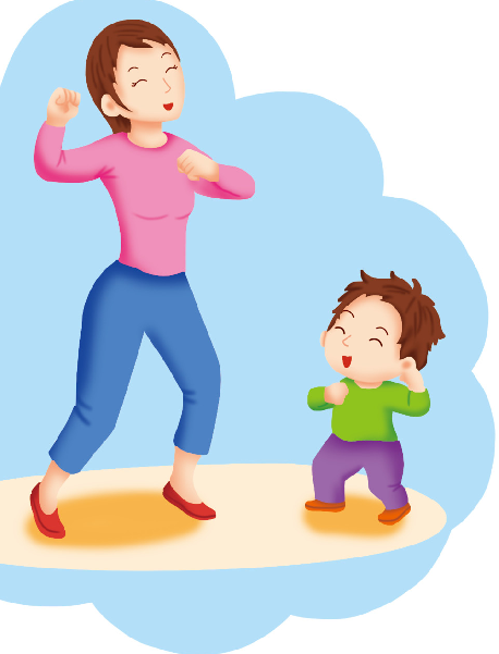 2-3岁亲子早教游戏（第25~27个月）：音乐——妈妈宝宝一起跳