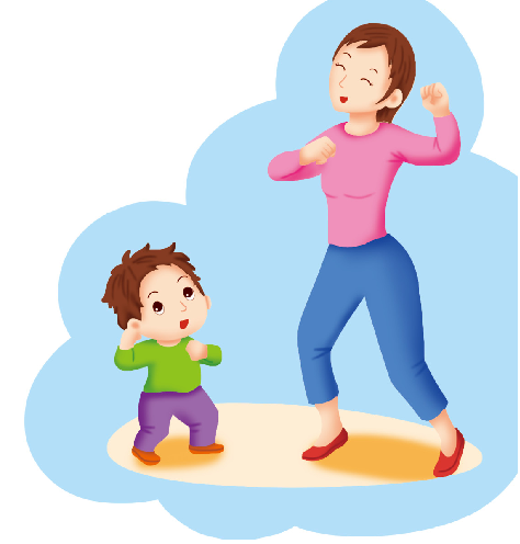 2-3岁亲子早教游戏（第25~27个月）：音乐——妈妈宝宝一起跳