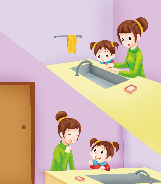 2-3岁亲子早教游戏（第25~27个月）：生活——白白小虎牙