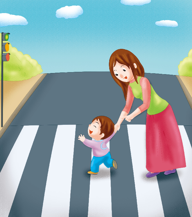 2-3岁亲子早教游戏(第28~30个月):观察——手拉手,过马路插图1 2-3岁亲子早教游戏(第28~30个月):观察——手拉手,过马路