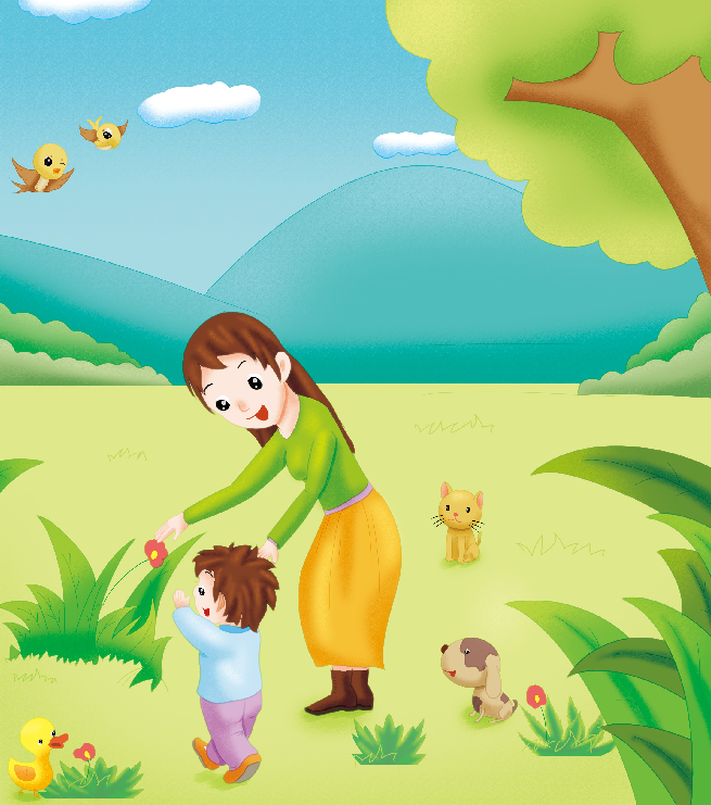 2-3岁亲子早教游戏（第28~30个月）：认知——走进大自然