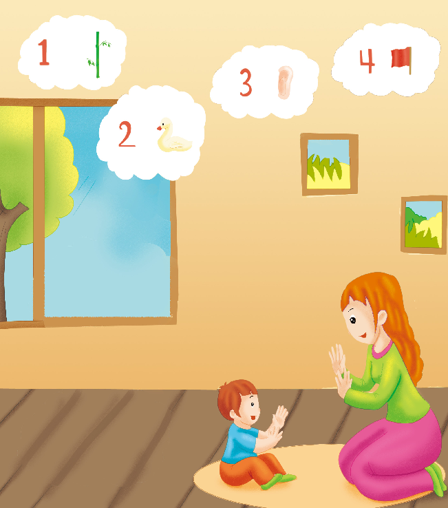 2-3岁亲子早教游戏（第28~30个月）：儿歌——数字歌