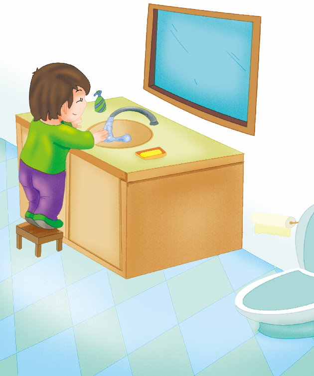 2-3岁亲子早教游戏（第31~33个月）：生活——洗洗手