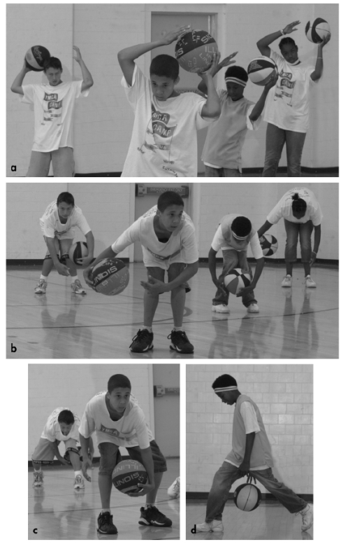 「少儿篮球训练游戏:热身活动」控球系列插图1 「少儿篮球训练游戏:热身活动」控球系列