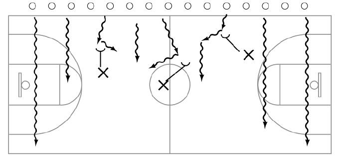 「少儿篮球训练游戏：控球」鲨鱼和小鱼