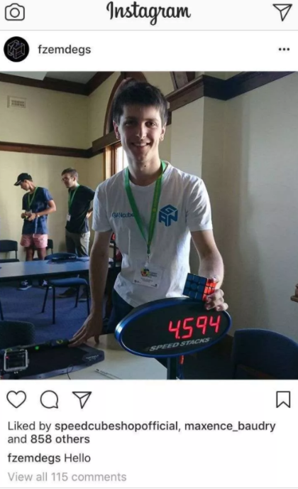 「外国名人故事」还原三阶魔方世界纪录保持者——菲利克斯·曾姆丹格斯（菲神）