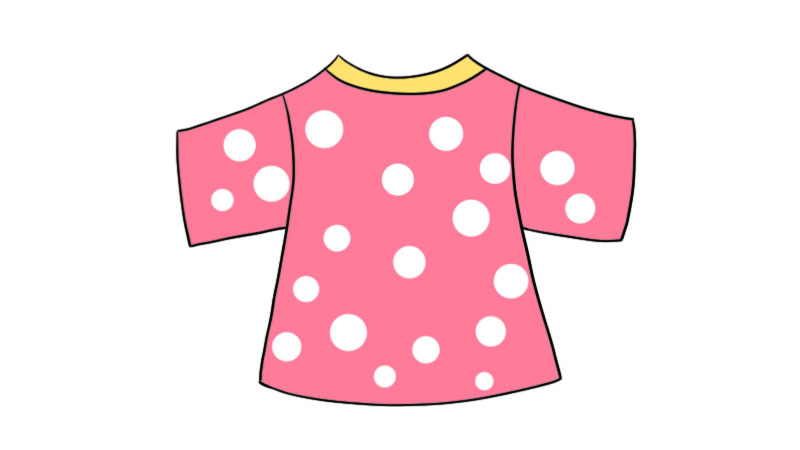 儿童节衣服简笔画教程