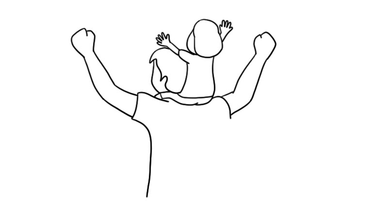 父亲节简笔画怎么画  父亲节简笔画步骤简单又漂亮