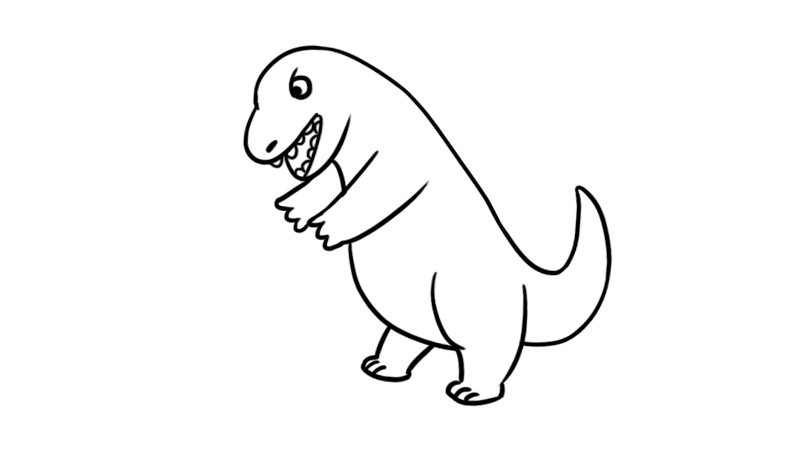 哥斯拉简笔画