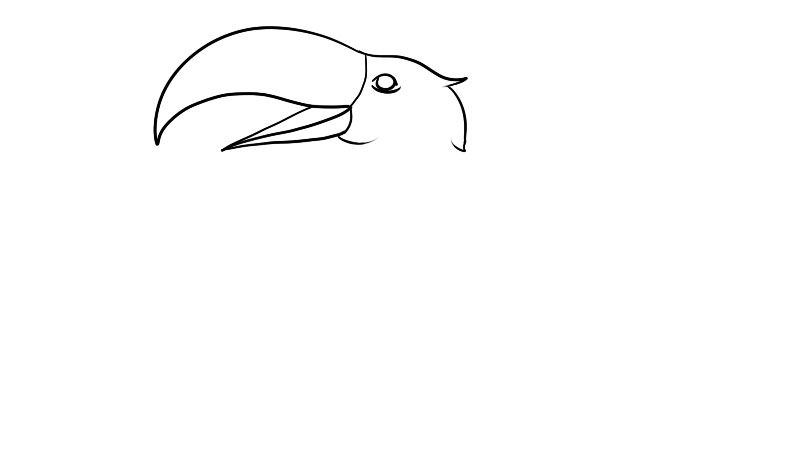 大嘴动物简笔画教程  大嘴动物简笔画画法