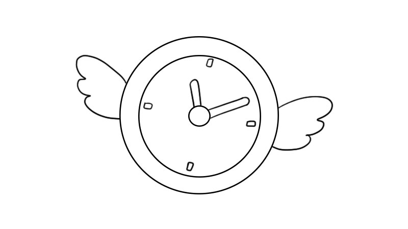儿童节钟表简笔画怎么画
