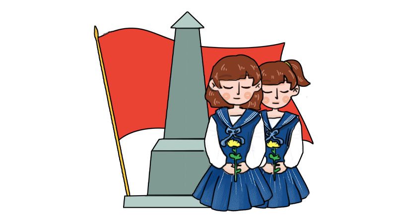 纪念烈士简笔画 纪念烈士的画法