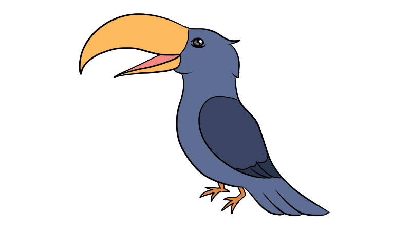 大嘴动物简笔画教程  大嘴动物简笔画画法