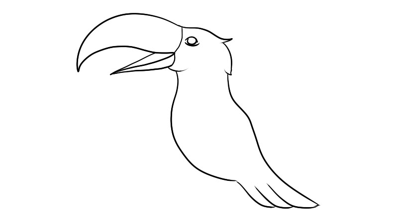 大嘴动物简笔画教程  大嘴动物简笔画画法