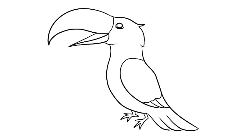 大嘴动物简笔画教程  大嘴动物简笔画画法