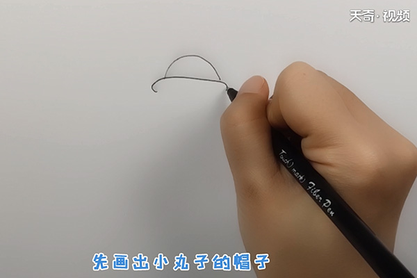 樱桃小丸子简笔画插图2 樱桃小丸子简笔画