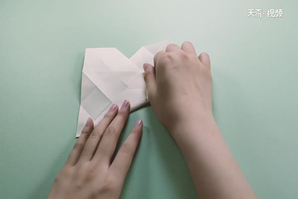 猫咪书签的折法插图3 猫咪书签的折法