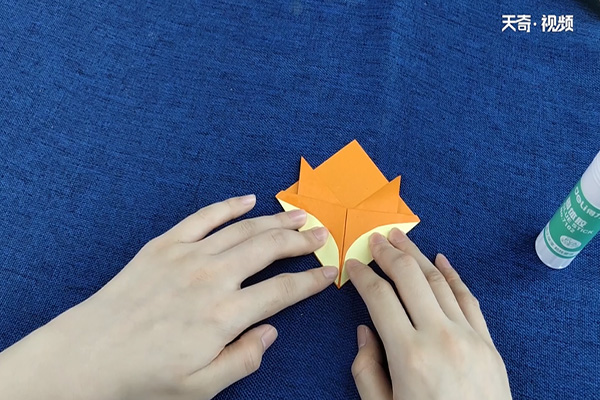 狐狸书签的折法