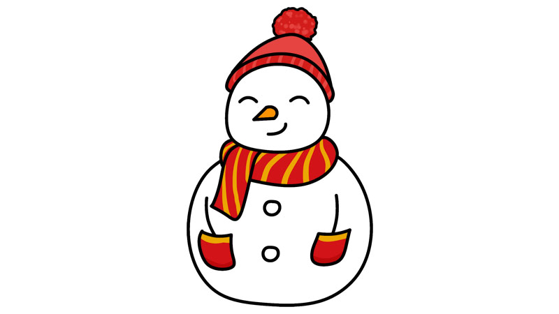 雪人的简笔画 雪人的简笔画怎么画简单又漂亮