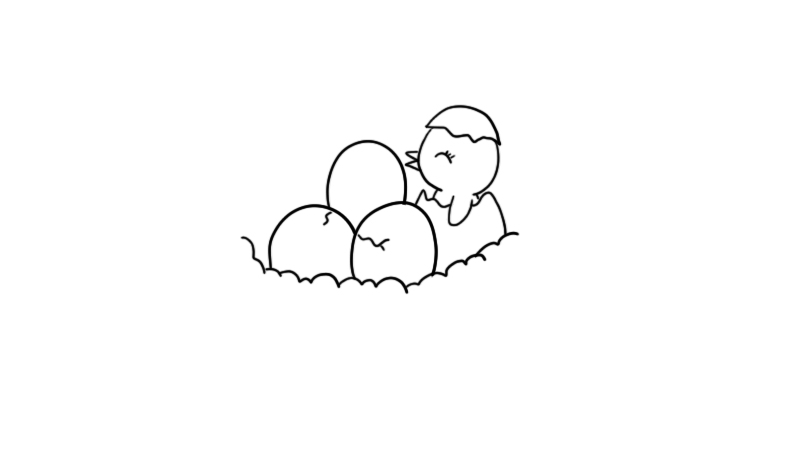 鸟窝简笔画 鸟窝怎么画简单又漂亮