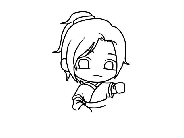 魏无羡简笔画 魏无羡怎么画简单又漂亮