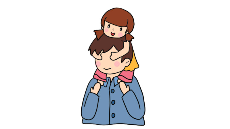 父亲节简笔画教程  父亲节简笔画画法