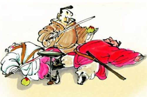 二桃杀三士翻译和原文（二桃杀三士图的赏析）