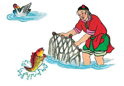 「中国童话故事」傻女婿拜年