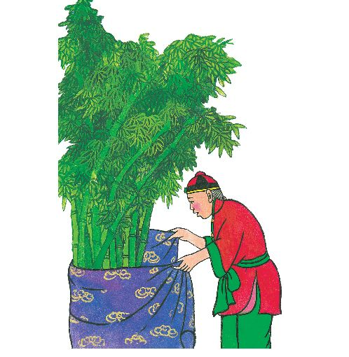 「中国童话故事」傻女婿拜年