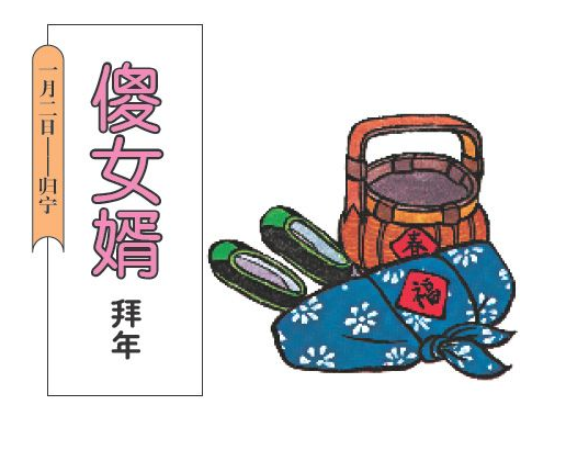 「中国童话故事」傻女婿拜年