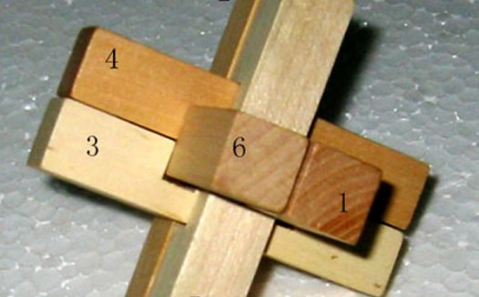 “孔明锁”的由来，孔明锁解法